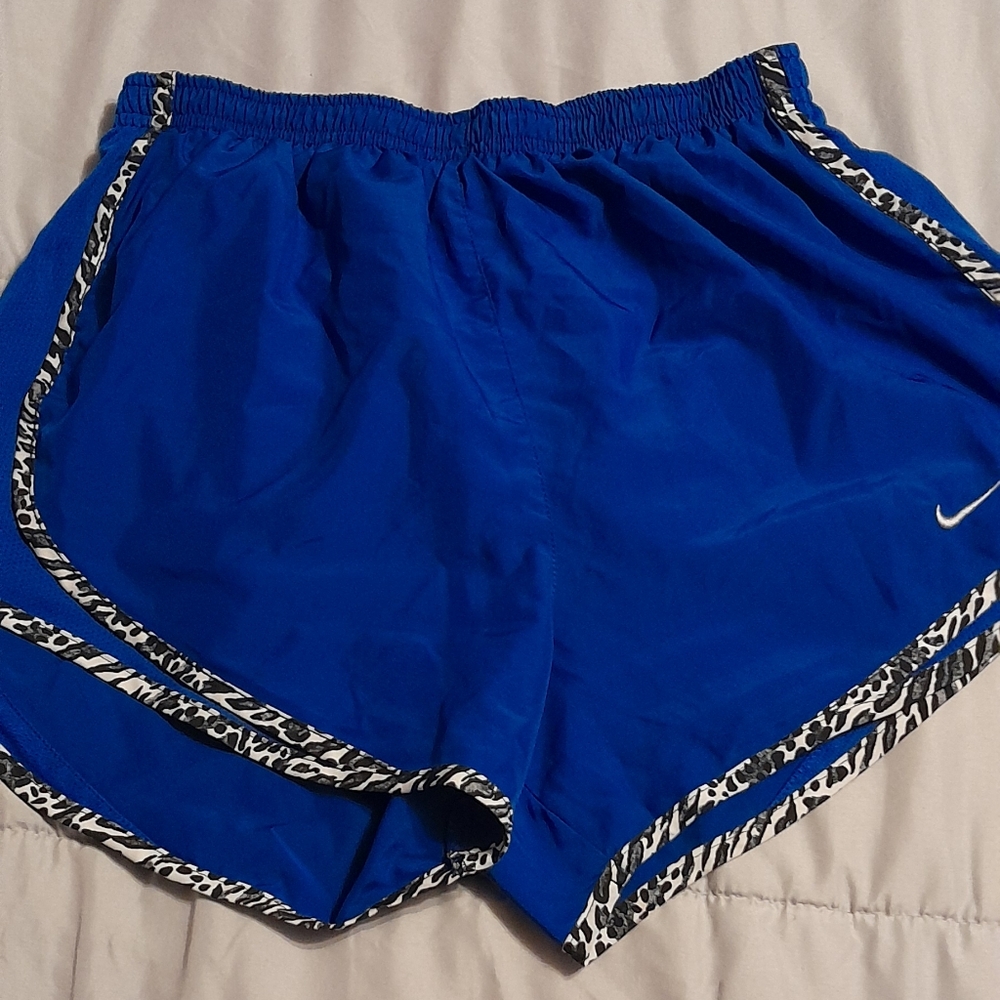 Nike Women's Vibrant Blue Athletic Shorts